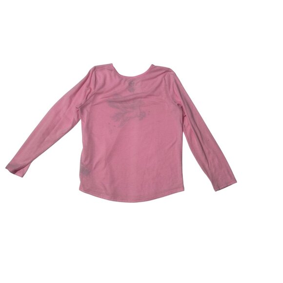 Wonder Nation Girls Long Sleeve Pink Unicorn Glitter Graphic Tee L (10-12) 1686 - Picture 2 of 6